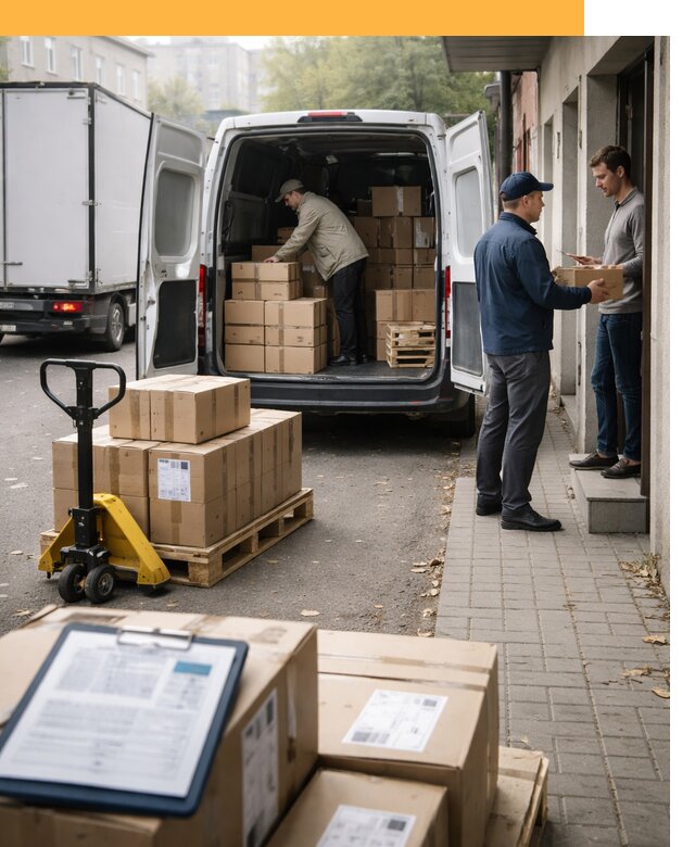 Доставка грузов от двери до двери с таможней от 45540 руб.