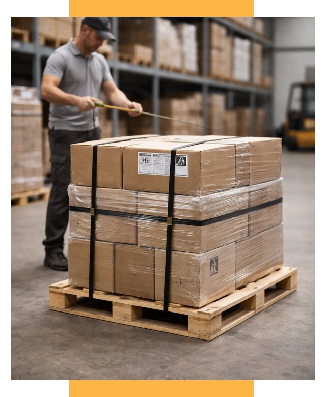 Упаковка и паллетирование грузов от 3542 р. | СетСервис-Нвв