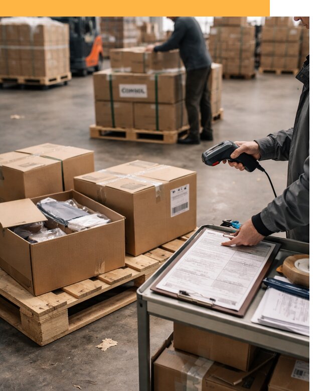 Сборные грузы из Китая: доставка, склад и таможня от 18216