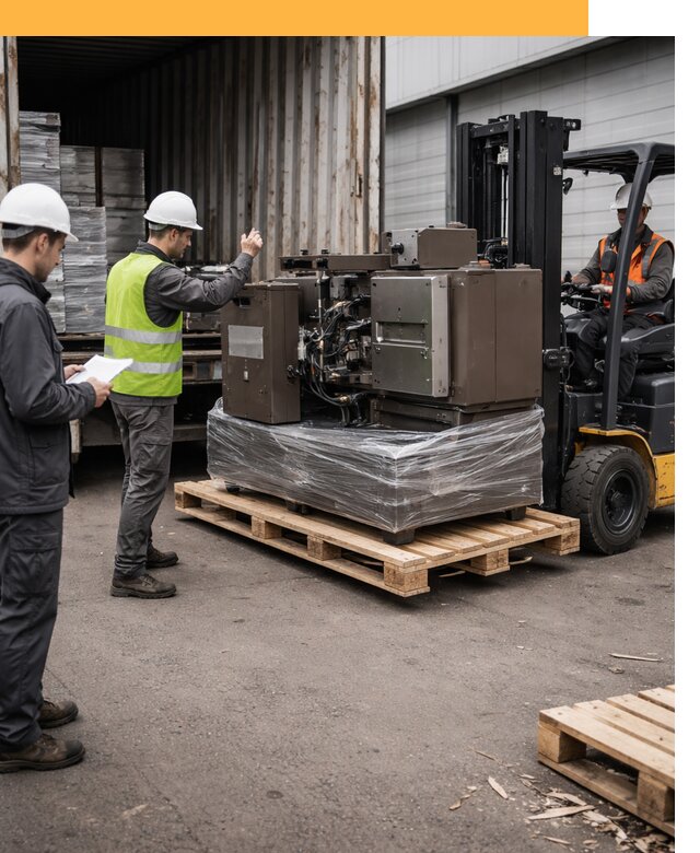 Доставка промышленного оборудования из Европы от 45540