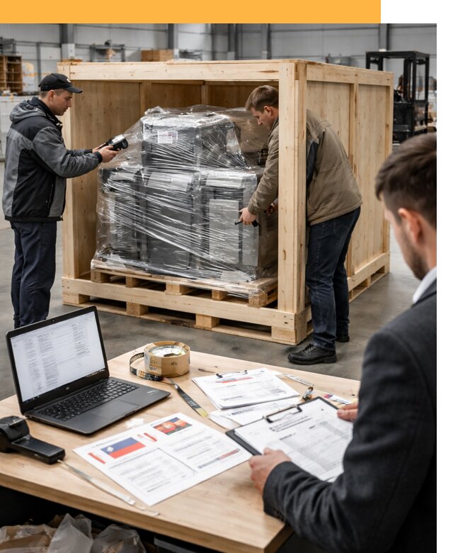 Доставка промышленного оборудования из США от 65780 руб