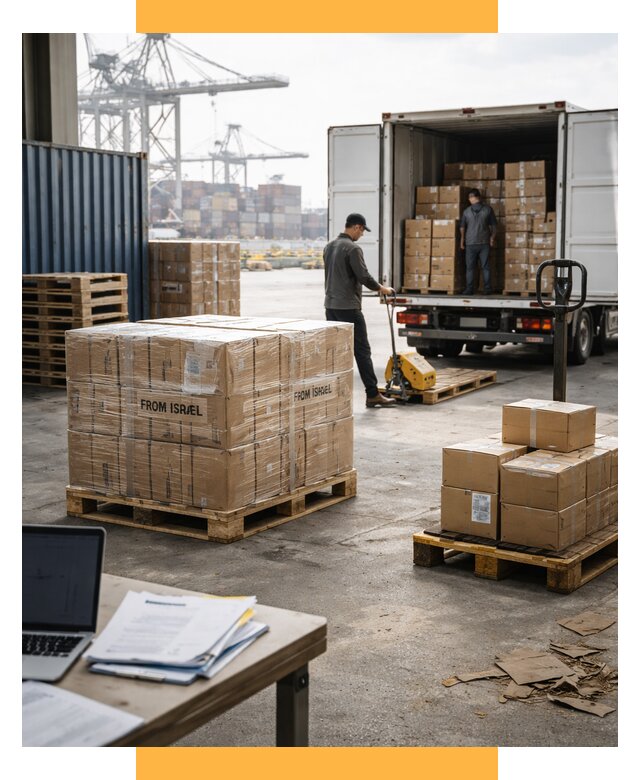 Доставка грузов из Израиля от 15180 р., логистика от СетСервис-Нвв
