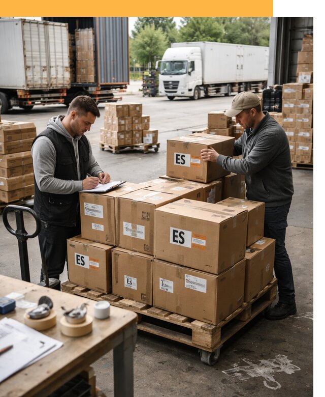 Доставка грузов в Испанию автотранспортом от 35420 руб