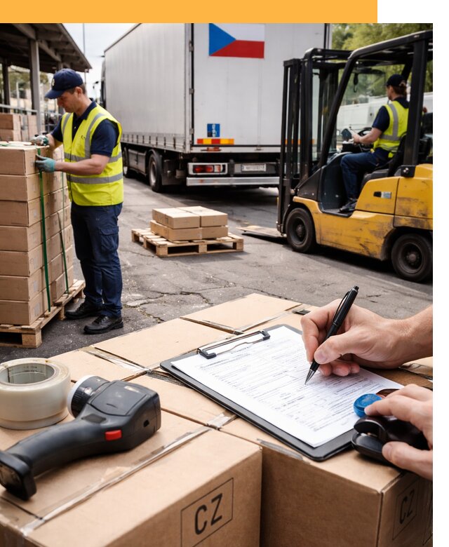 Доставка грузов в Чехию от 35420 руб, международные перевозки