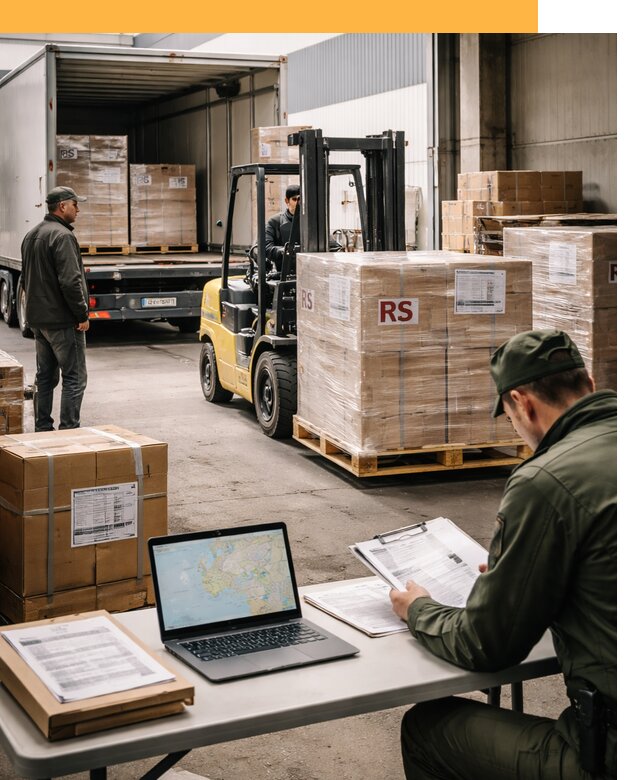 Доставка грузов в Сербию от 45540 руб, международные перевозки