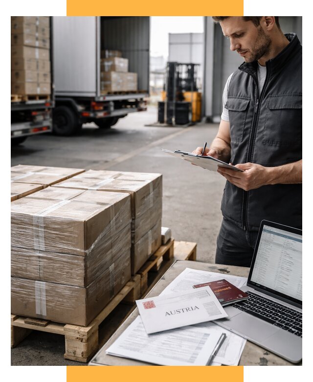 Доставка в Австрию от 65780 р. Логистика и экспорт СетСервис-Нвв