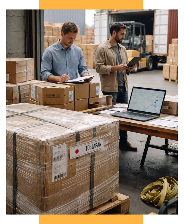 Доставка грузов в Японию от 25300 р., логистика СетСервис-Нвв