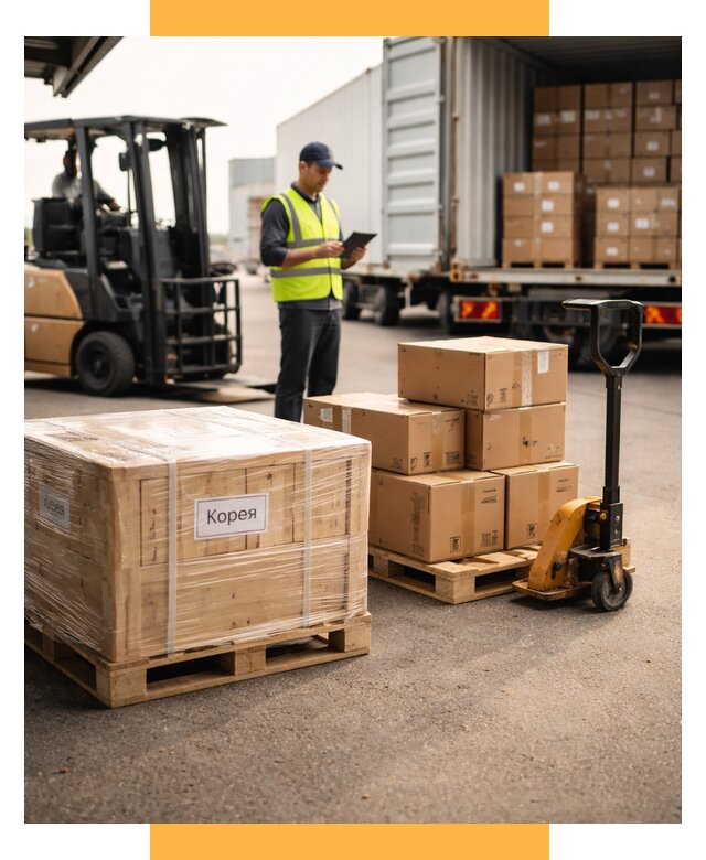 Доставка грузов в Корею из России от 35420 р. | СетСервис-Нвв