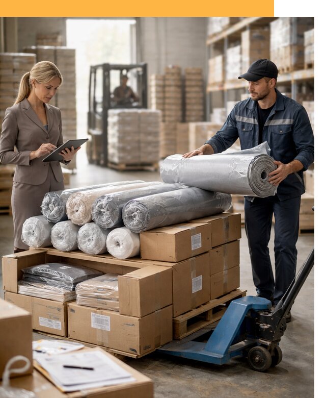 Перевозка текстиля по миру от 15180 руб. с таможней и страхованием