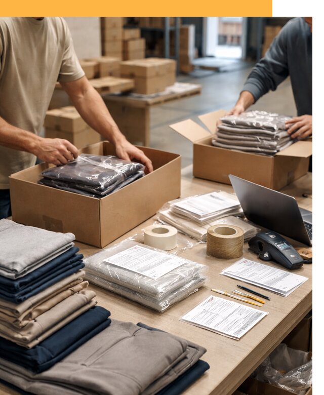 Перевозка одежды по миру от 7590 руб. с таможенным оформлением