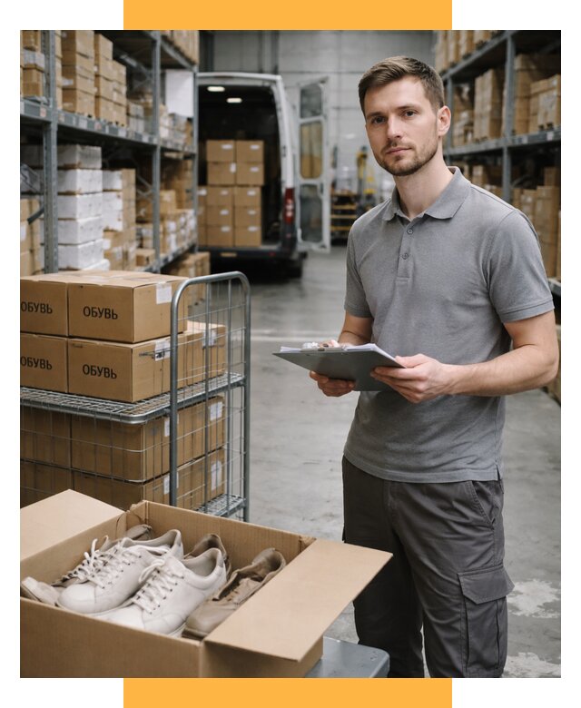 Доставка обуви из Китая и Турции от 4554 р. СетСервис-Нвв