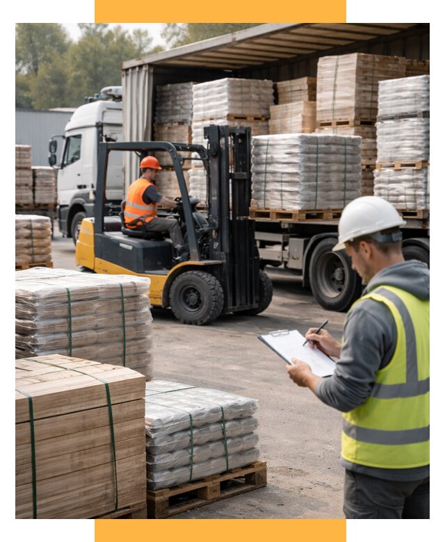 Перевозка строительных материалов от 5566 р. | СетСервис-Нвв