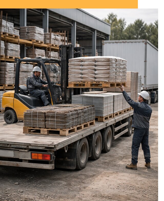 Перевозка строительных материалов по миру от 5566 руб