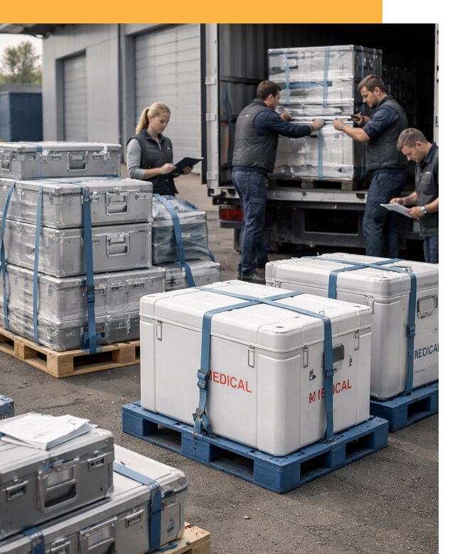 Перевозка медицинского оборудования по всему миру от 15180 руб