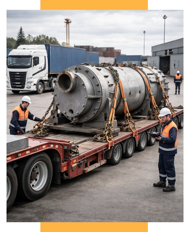 Перевозка тяжеловесных грузов под ключ от 151800 р. | СетСервис-Нвв