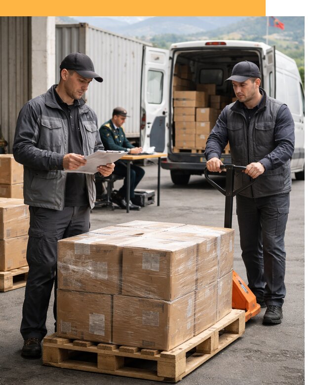 Доставка грузов через Армению, быстрая таможенная очистка от 25300