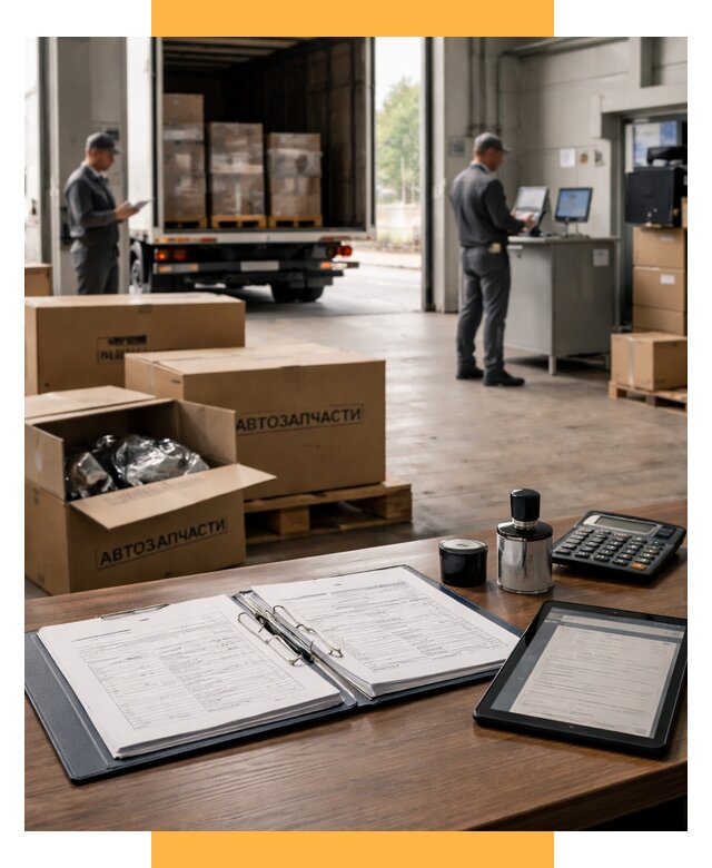 Таможенное оформление автозапчастей под ключ от 8602 р., СетСервис-Нвв