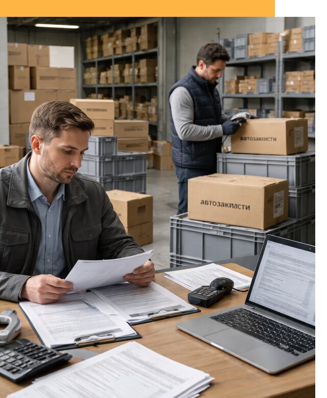 Таможенное оформление автозапчастей по выгодным тарифам от 8602