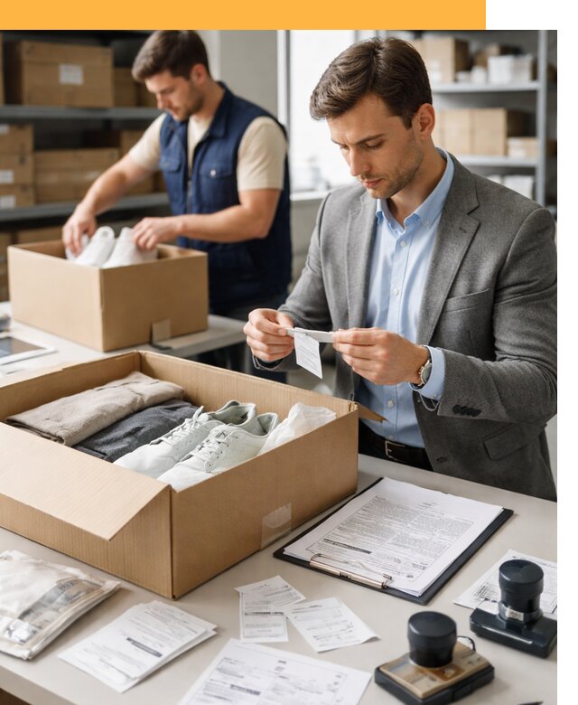 Таможенное оформление одежды и обуви по выгодной цене от 6578 руб