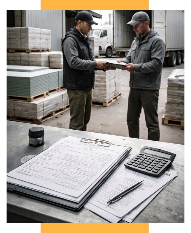 Таможенное оформление стройматериалов от 8602 р. | СетСервис-Нвв