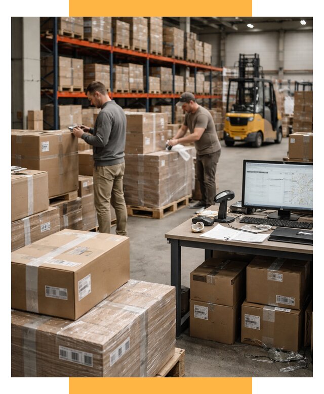 Склад консолидации в Европе от 6578 р., услуги СетСервис-Нвв